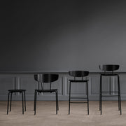 ferm LIVING Jídelní židle Herman, Black - DESIGNSPOT