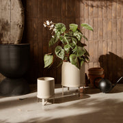 ferm LIVING Květináč Bau Pot Small, Dark Green - DESIGNSPOT