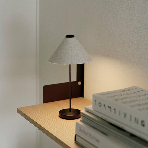 New Works Přenosná lampa Brolly, Steel Black - DESIGNSPOT