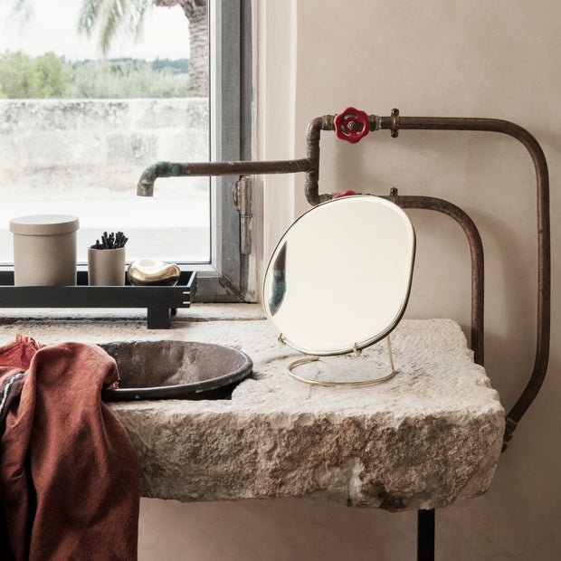Ferm Living Dřevěný podnos Bon X Small, Smoked Oak - DESIGNSPOT