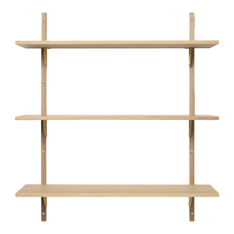 Polica Sector Tripple, Wide, Natural Oak