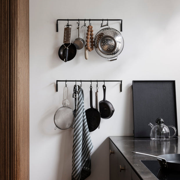 Ferm Living Dřevěný podnos Bon Small, Smoked Oak - DESIGNSPOT