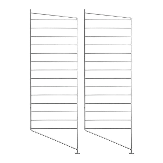 String Podlahový panel 85 x 30 cm, Galvanized, 2 kusy - DESIGNSPOT
