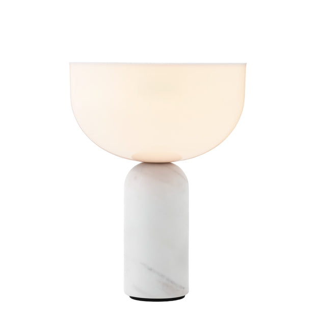 New Works Přenosná lampa Kizu, White Marble - DESIGNSPOT
