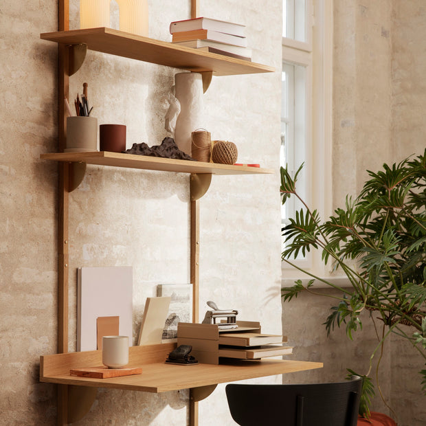 ferm LIVING Police Sector Tripple, Narrow, Black - DESIGNSPOT