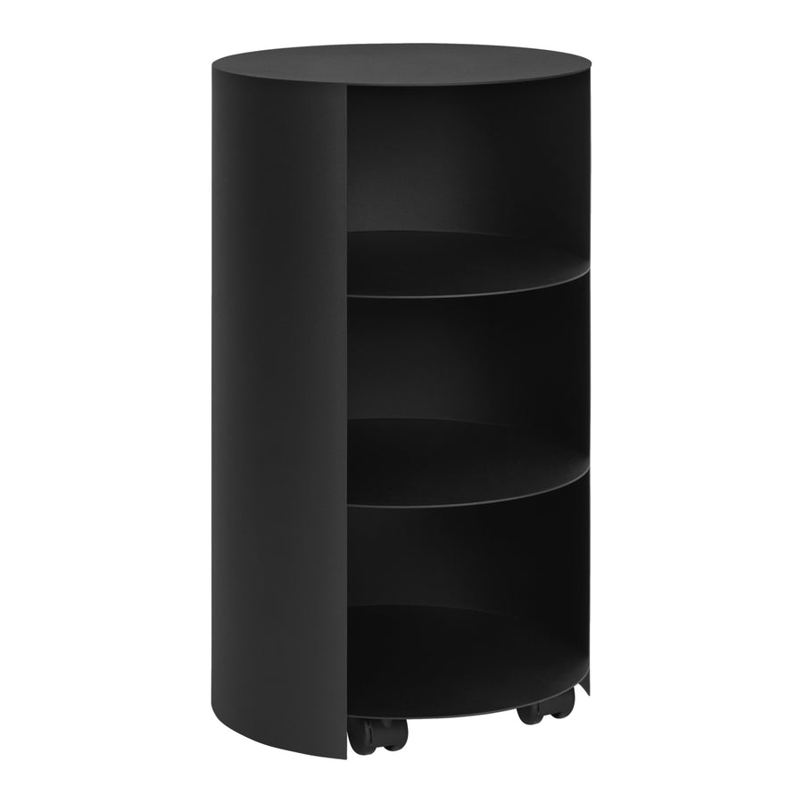 Stolík Hide Pedestal, Jet Black