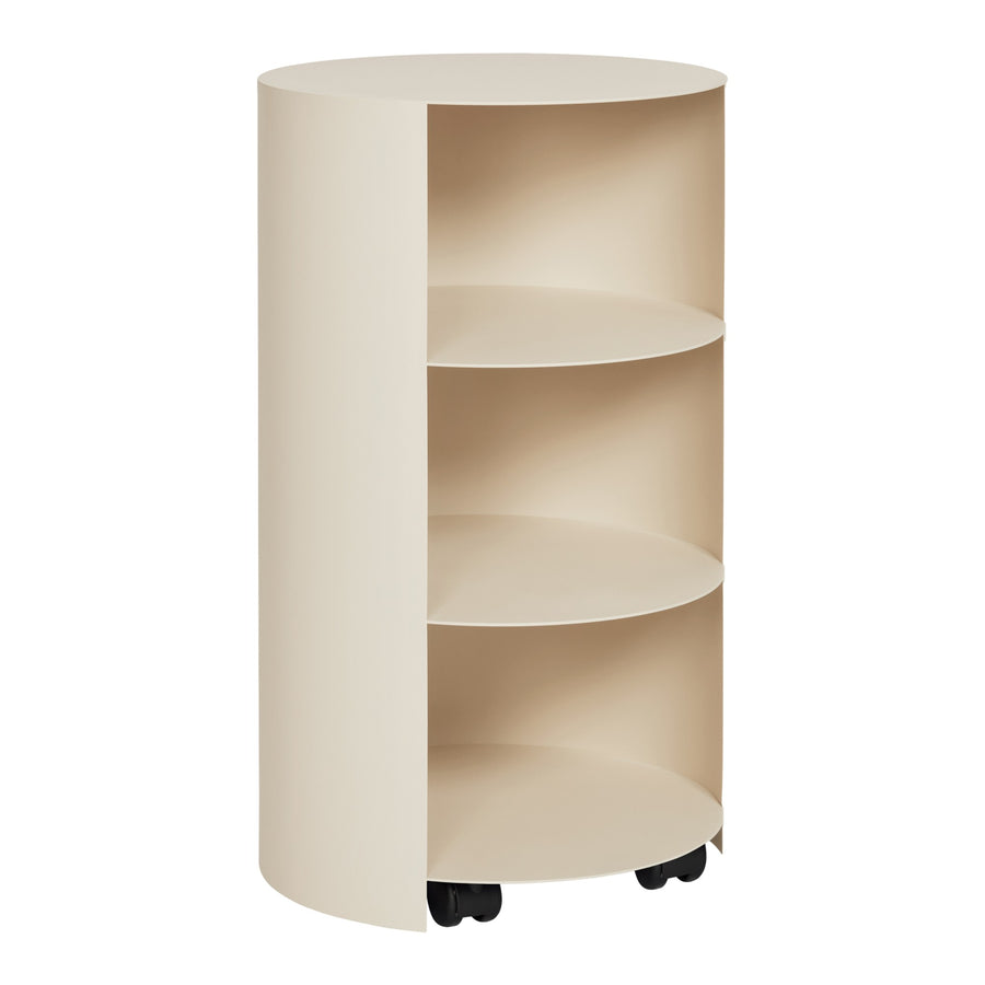 Stolík Hide Pedestal, Light Ivory