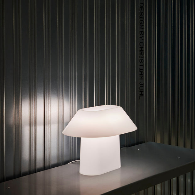 HAY Stolní lampa Drome, White Opal - DESIGNSPOT