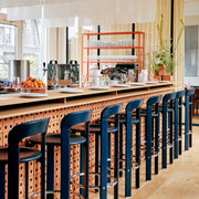 HAY Barová židle Rey High, Scarlet Red - DESIGNSPOT