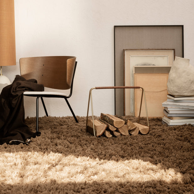 ferm LIVING Koberec Meadow High Pile, Light Sand - DESIGNSPOT