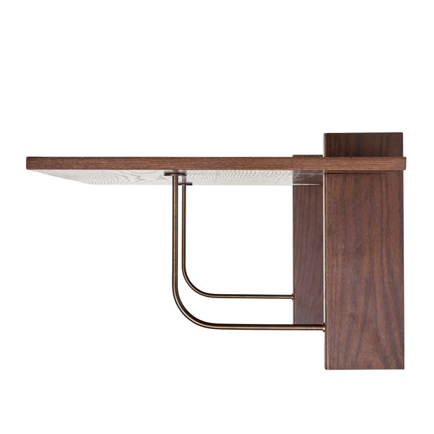 Audo Copenhagen Nástěnný stůl Corbel Desk, Dark Oak - DESIGNSPOT