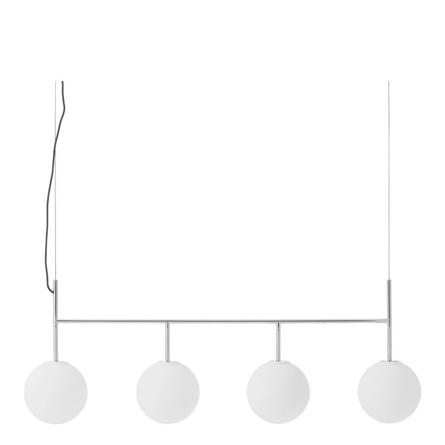Závesná lampa TR Suspension Frame, Polished Steel, Matt Opal