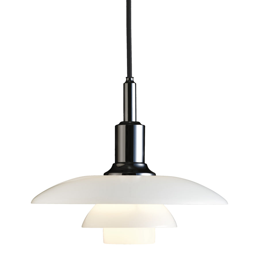 Závesná lampa PH 3/2, Black metallised