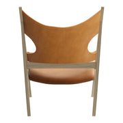 Audo Copenhagen Křeslo Knitting, Leather, Natural Oak / Dunes 21000 - DESIGNSPOT