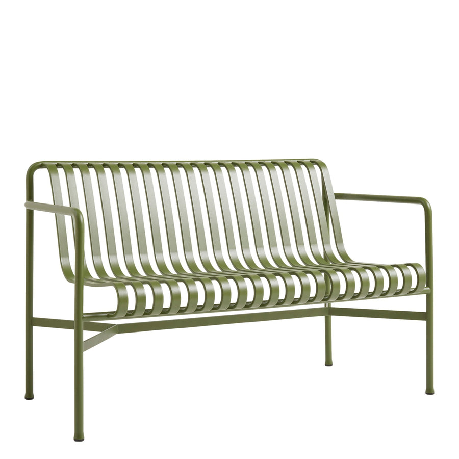 Záhradná lavica Palissade Dining Armrest, Olive