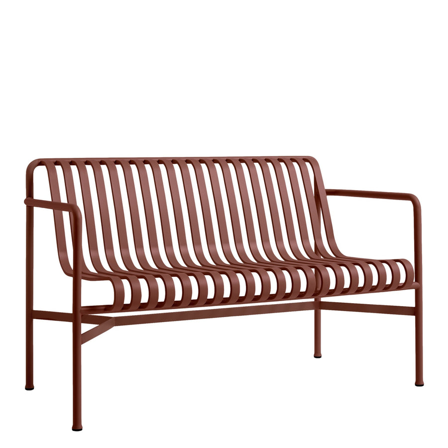 Záhradná lavica Palissade Dining Armrest, Iron Red