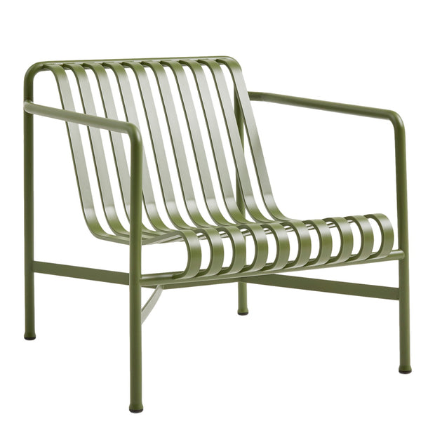 HAY Zahradní křeslo Palissade Lounge Low, Olive - DESIGNSPOT
