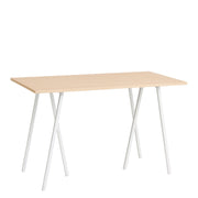 Hay Stůl Loop Stand High, Oak / White - DESIGNSPOT