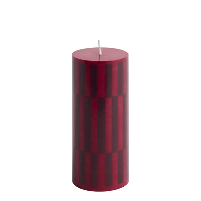 HAY Svíčka Column, Small, Wine / Bordeaux - DESIGNSPOT