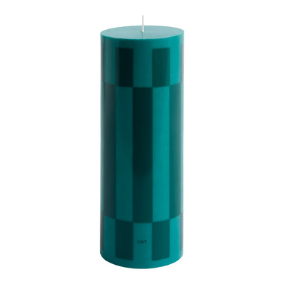 HAY Svíčka Column, Large, Green / Dark green - DESIGNSPOT