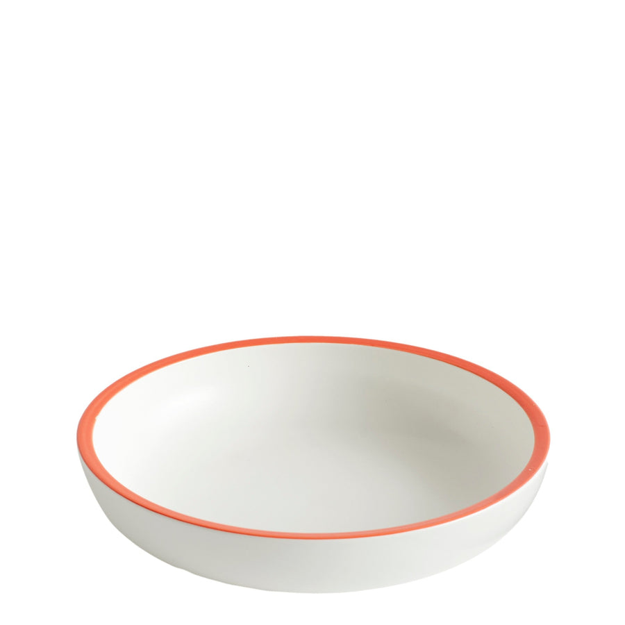 Misa Sobremesa S, White with Red
