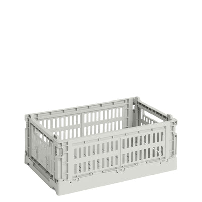 HAY Úložný box Colour Crate, Small, Grey - DESIGNSPOT