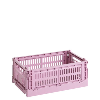 HAY Úložný box Colour Crate S, Dusty Rose - DESIGNSPOT