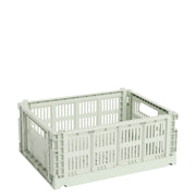 HAY Úložný box Colour Crate, Medium, Mint - DESIGNSPOT