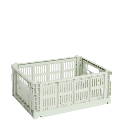 HAY Úložný box Colour Crate, Medium, Mint - DESIGNSPOT