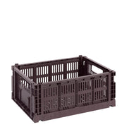 HAY Úložný box Colour Crate, Medium, Bordeaux - DESIGNSPOT