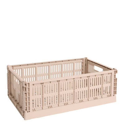 HAY Úložný box Colour Crate, Large, Powder - DESIGNSPOT