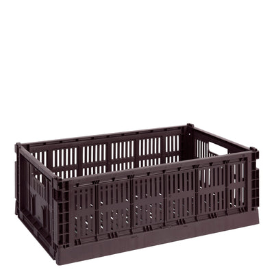HAY Úložný box Colour Crate, Large, Bordeaux - DESIGNSPOT