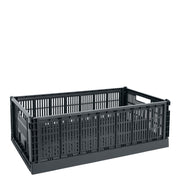 HAY Úložný box Colour Crate, X-Large, Charcoal - DESIGNSPOT