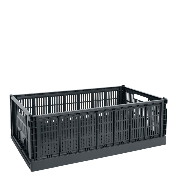 HAY Úložný box Colour Crate, X-Large, Charcoal - DESIGNSPOT