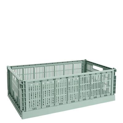 HAY Úložný box Colour Crate, X-Large, Sage Green - DESIGNSPOT