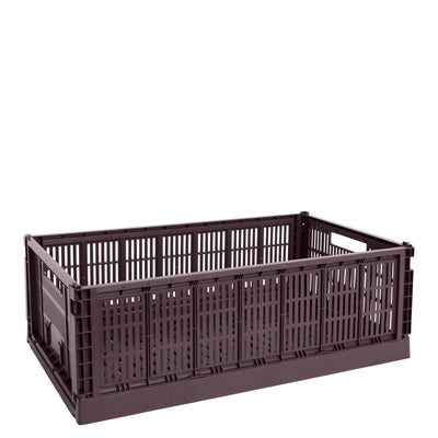HAY Úložný box Colour Crate, X-Large, Bordeaux - DESIGNSPOT