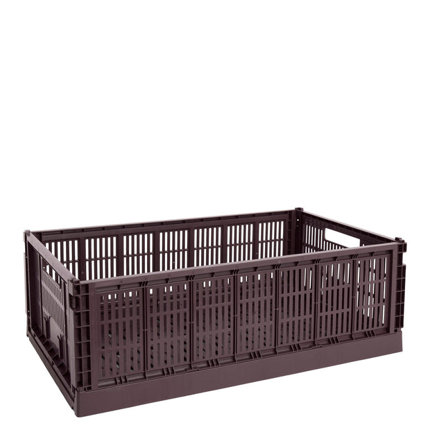 HAY Úložný box Colour Crate, X-Large, Bordeaux - DESIGNSPOT