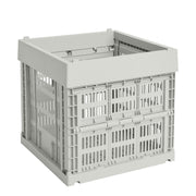 HAY Úložný box Colour Crate, Cube, Grey - DESIGNSPOT