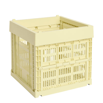 HAY Úložný box Colour Crate, Cube, Light Yellow - DESIGNSPOT