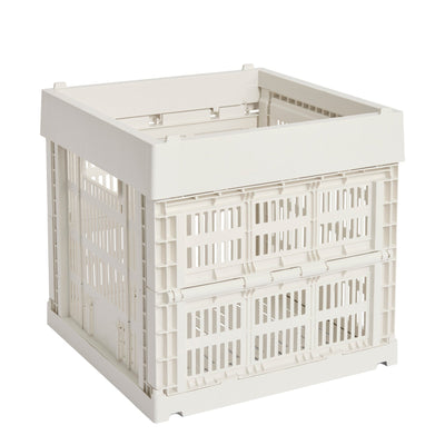 HAY Úložný box Colour Crate, Cube, Off-White - DESIGNSPOT
