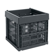 HAY Úložný box Colour Crate, Cube, Charcoal - DESIGNSPOT