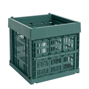 HAY Úložný box Colour Crate, Cube, Dark Green - DESIGNSPOT