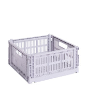 HAY Úložný box Colour Crate, Medium Square, Lavender - DESIGNSPOT