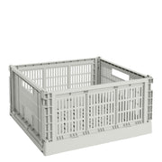 HAY Úložný box Colour Crate, Large Square, Grey - DESIGNSPOT