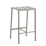 Hay Zahradní barová stolička Balcony Bar Stool Low, Desert Green - DESIGNSPOT