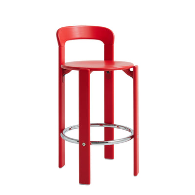 HAY Barová židle Rey Low, Scarlet Red - DESIGNSPOT