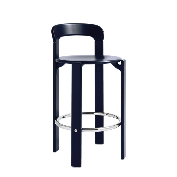HAY Barová židle Rey Low, Deep Blue - DESIGNSPOT