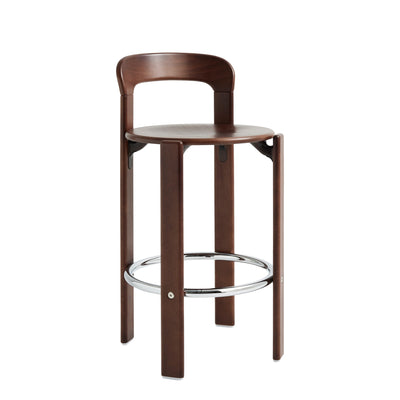 HAY Barová židle Rey Low, Umber Brown - DESIGNSPOT