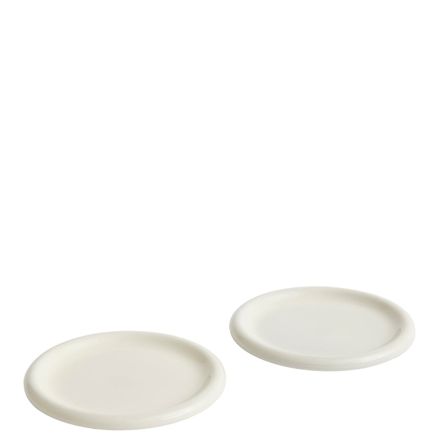 Sada tanierov Barro Ø24, Off White, 2ks