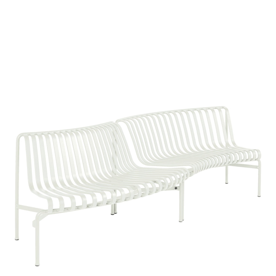 Záhradná lavica Palissade Park Dining, In/Out, Cream White
